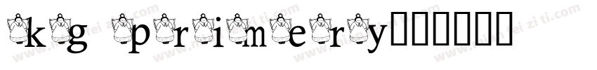 kg primery字体转换